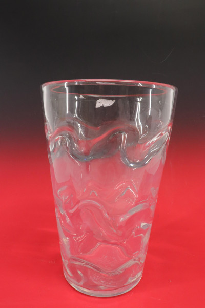 Vicke Lindstrand 2 Glass Vases Kosta Orrefors