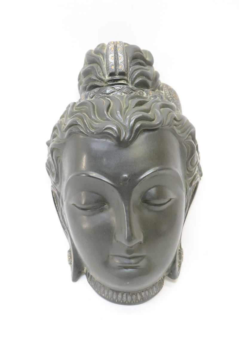 Bronze Indian Mask