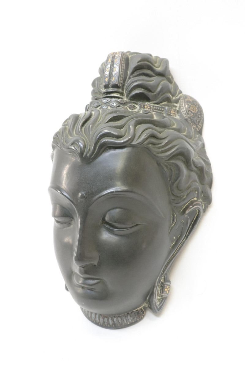 Bronze Indian Mask