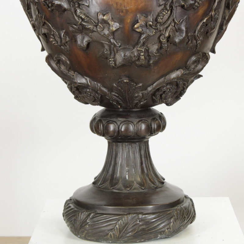 Continental Neo Classic Style Bronze Urn 20th C