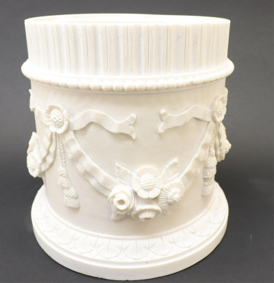 Pair of Neoclassical Style Alabaster Covered Jars