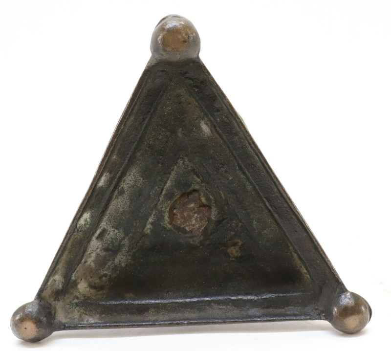 French Baroque Bronze Candlestick 16th C