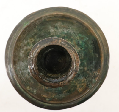 French Baroque Bronze Candlestick 16th C
