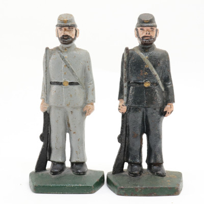 Group Metal/Bronze/Iron Figures Ink Stands