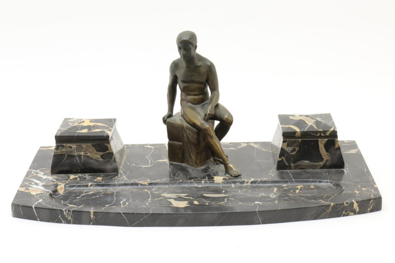 George Schrimpf 18691938 Figural Inkstand