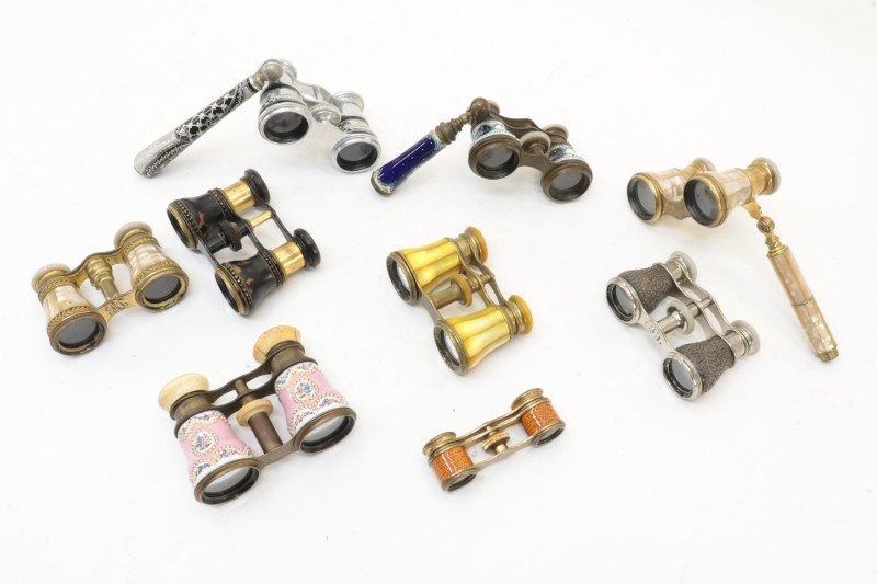 9 Pairs of Opera Glasses