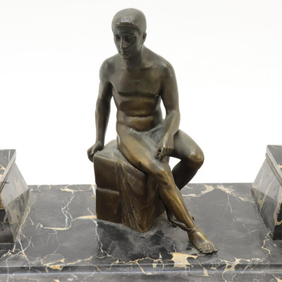 George Schrimpf 18691938 Figural Inkstand