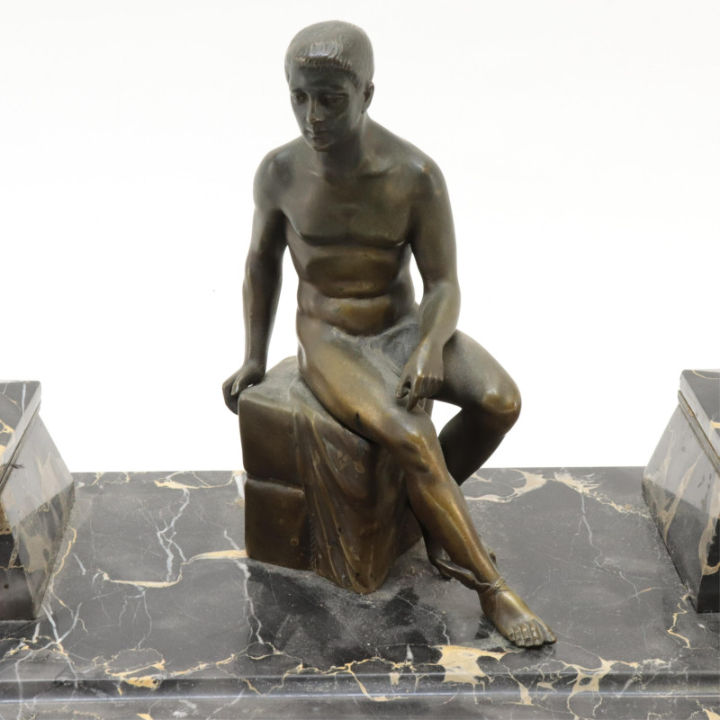 George Schrimpf 18691938 Figural Inkstand
