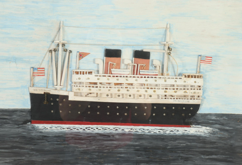 Diorama of the Steam Ship SS Douglas