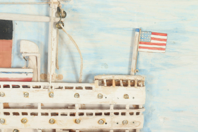 Diorama of the Steam Ship SS Douglas