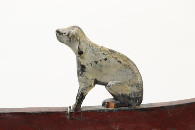 Whirligig Native American Indian Canoe Dog
