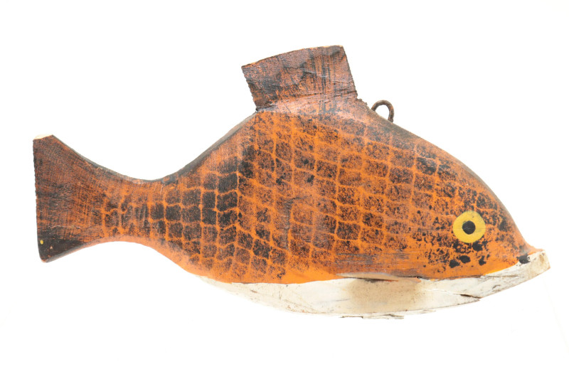 5 Folk Art Fish Decoys fishing lure