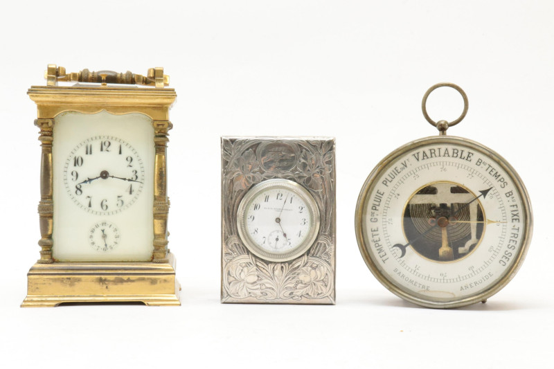 2 Clocks and a Barometer Black Starr Frost