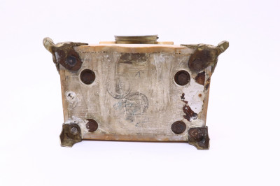 Gilt Bronze Marble Striking Mantle Clock 19th C
