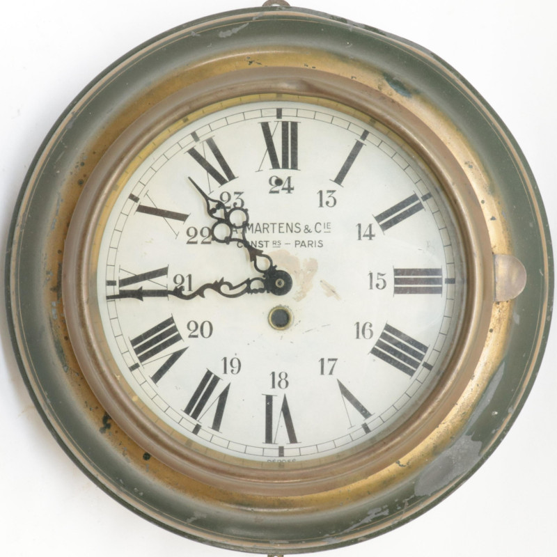 A Marten&apos;s Cie Paris Wall Clock 3 Clocks