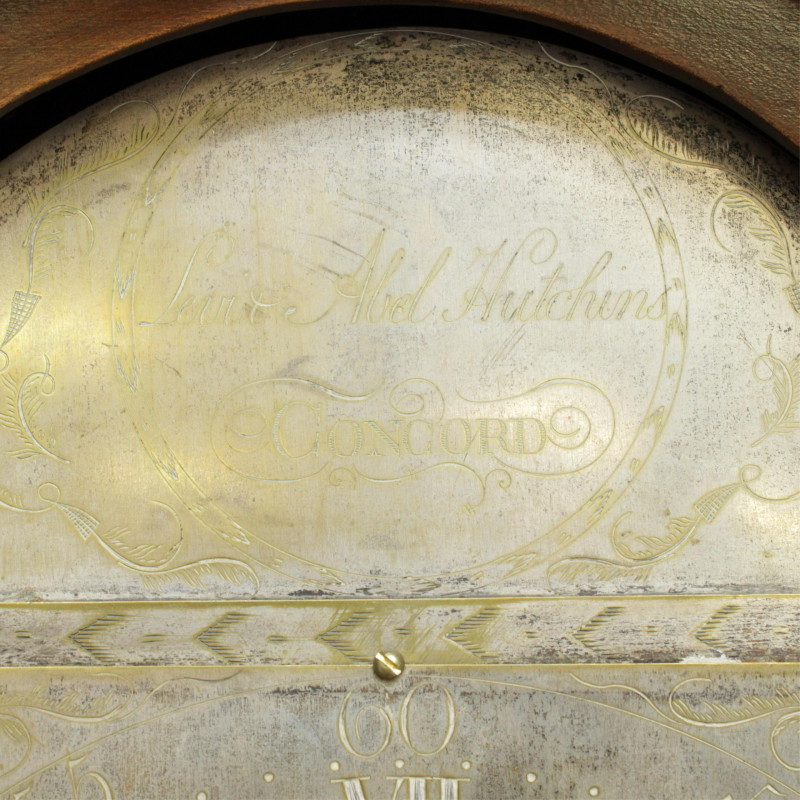 Amer Chippendale Tall Case Clock; Hutchins NH