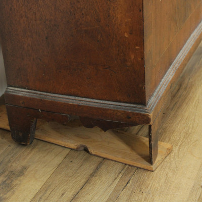 Scottish Inlaid Mahog Tall Case Clock 19 C Mil