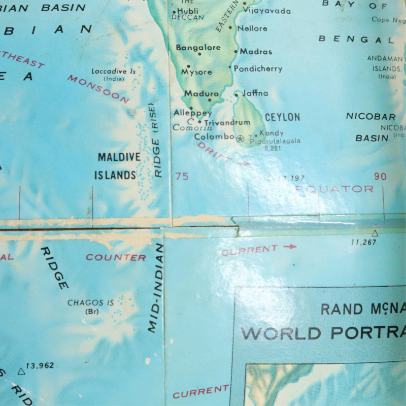 Rand McNally Terrestrial Globe on Stand