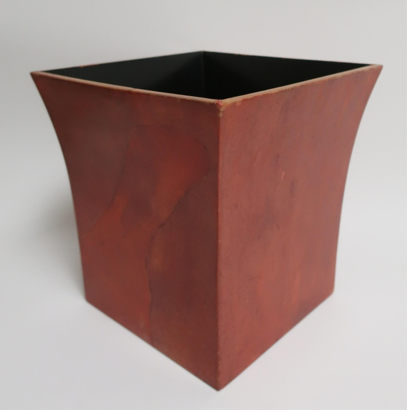 Manner of Karl Springer Waste Basket