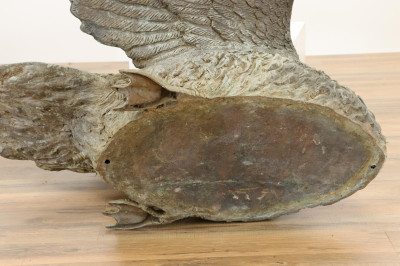 Metal Swan Outdoor Fountain likely bronze
