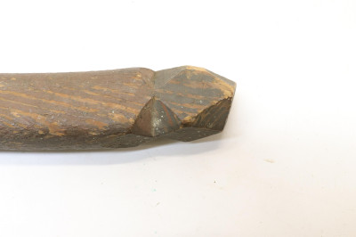 Folk Art Painted Ceremonial Axe &apos;Liberty Law&apos;