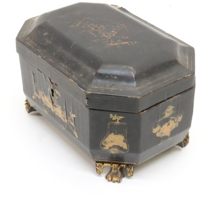 4 English Boxes George III Regency Export