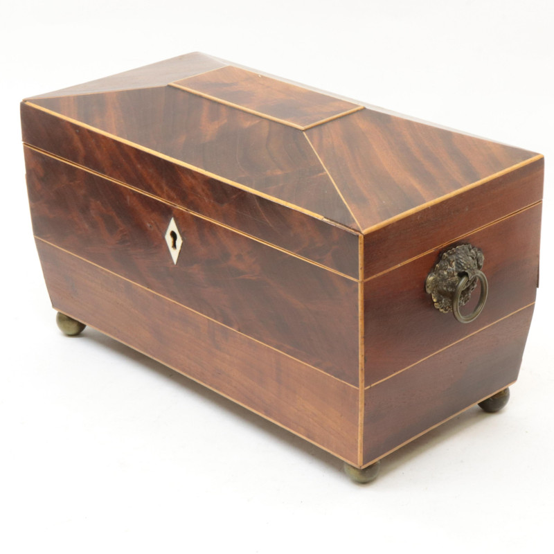 4 English Boxes George III Regency Export