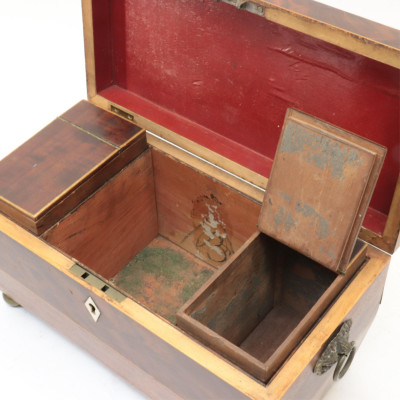 4 English Boxes George III Regency Export
