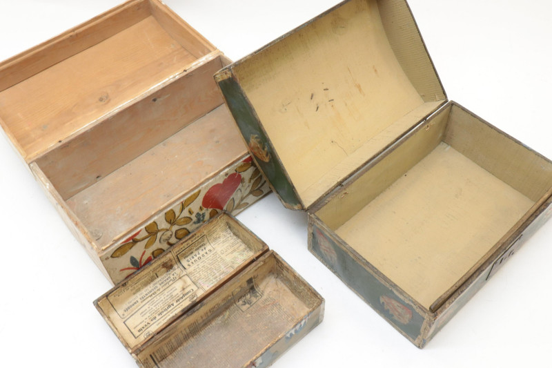 3 Brides Boxes late 19th/early 20th C