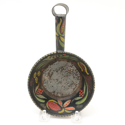 6 Folk Art Tole Pieces