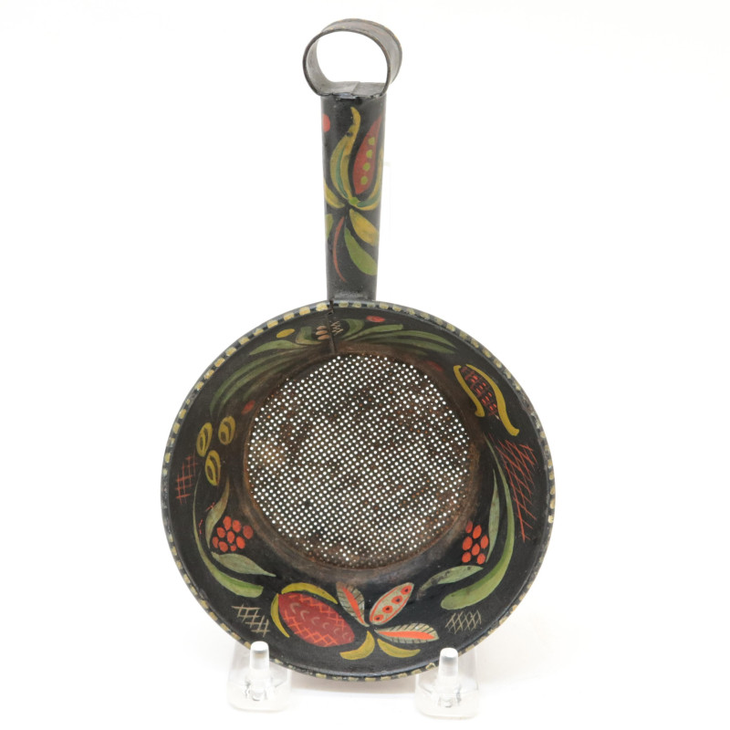 6 Folk Art Tole Pieces
