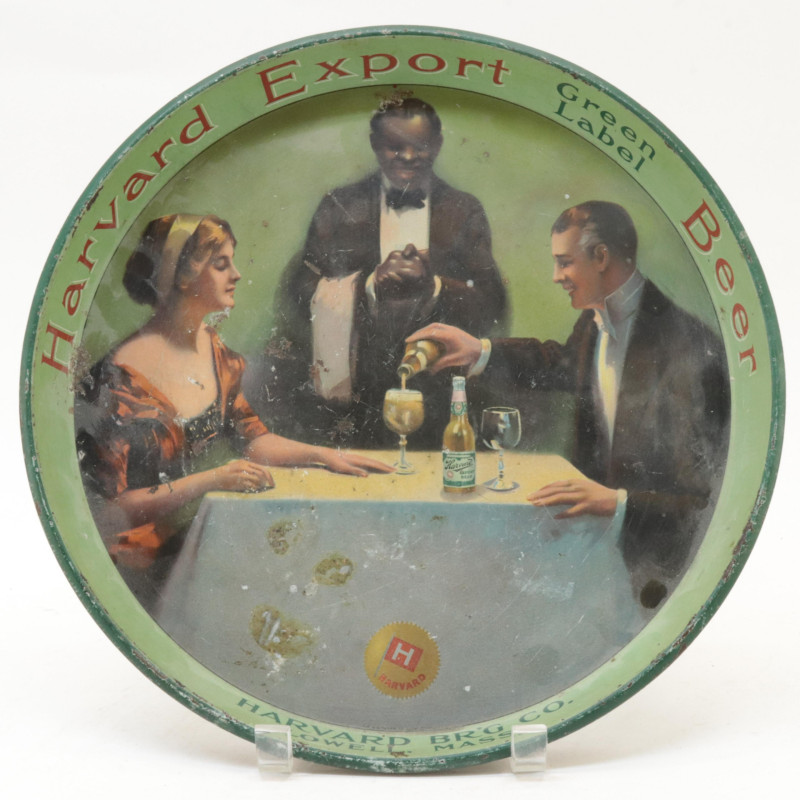 Harvard Export Beer Metal Advertising Tray