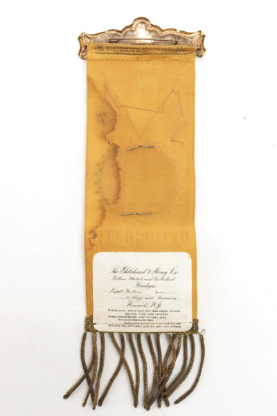 1896 Democratic Convention Badge Ribbon