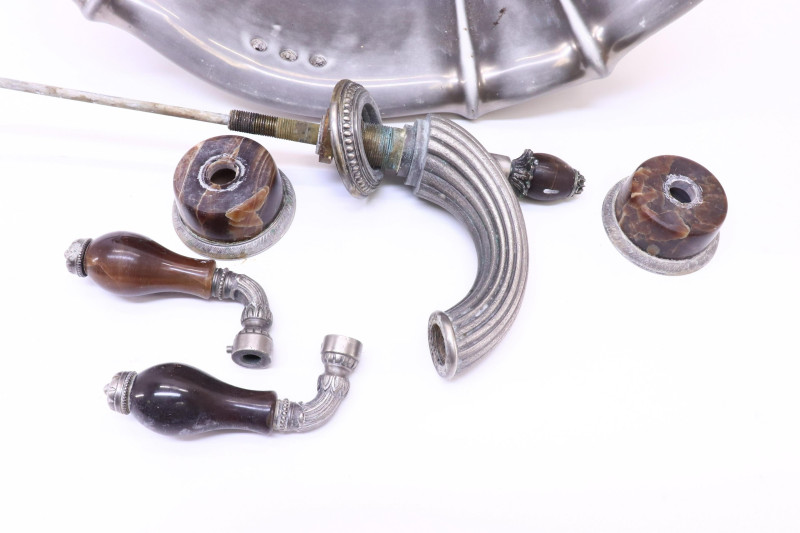 Sherle Wagner Porcelain Sink and Fittings