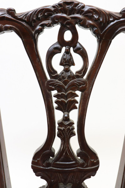Carved Mahogany Childs/Doll Chippendale Chair