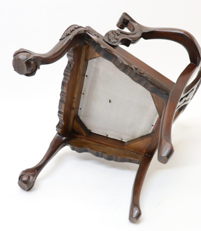 Carved Mahogany Childs/Doll Chippendale Chair