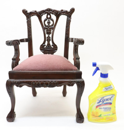 Carved Mahogany Childs/Doll Chippendale Chair