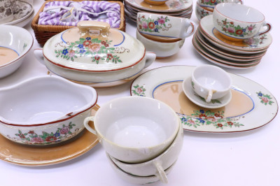 Group of Doll Size Porcelain Tea Wares