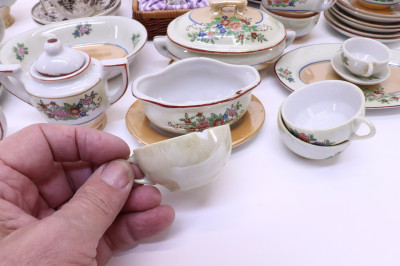 Group of Doll Size Porcelain Tea Wares