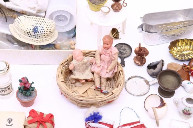 Lot of Doll House Accessories