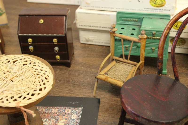 Collection of Doll House Furniture Decorations