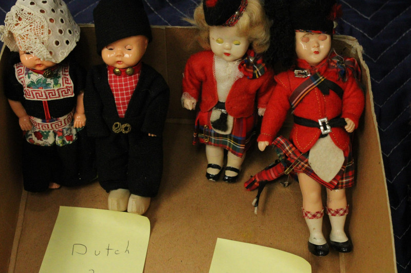 Collection of Souvenir Travel Dolls