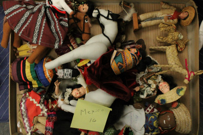 Collection of Souvenir Travel Dolls