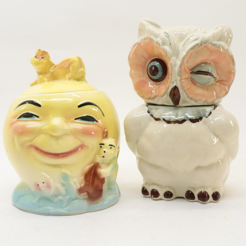 10 Pottery Cookie Jars incl McCoy