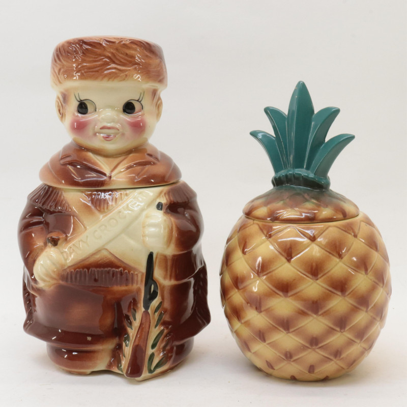 7 Pottery Cookie Jars incl Roseville