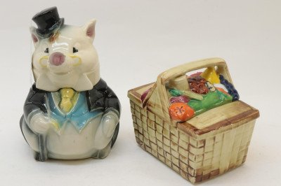 6 Pottery Cookie Jarsincl Roseville