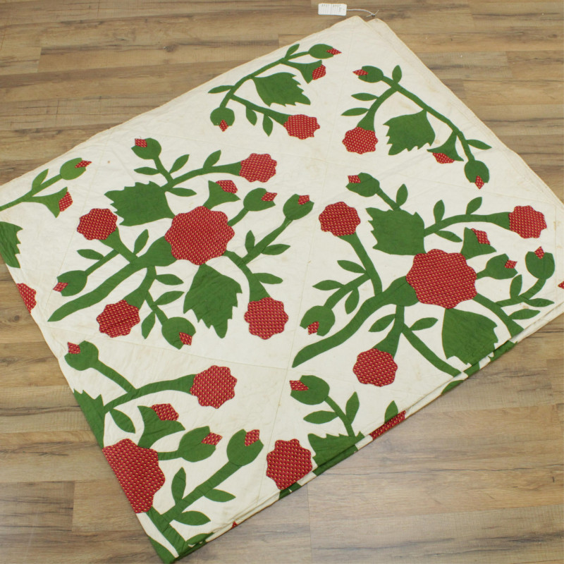 Vintage Quilt: Christmas Cactus