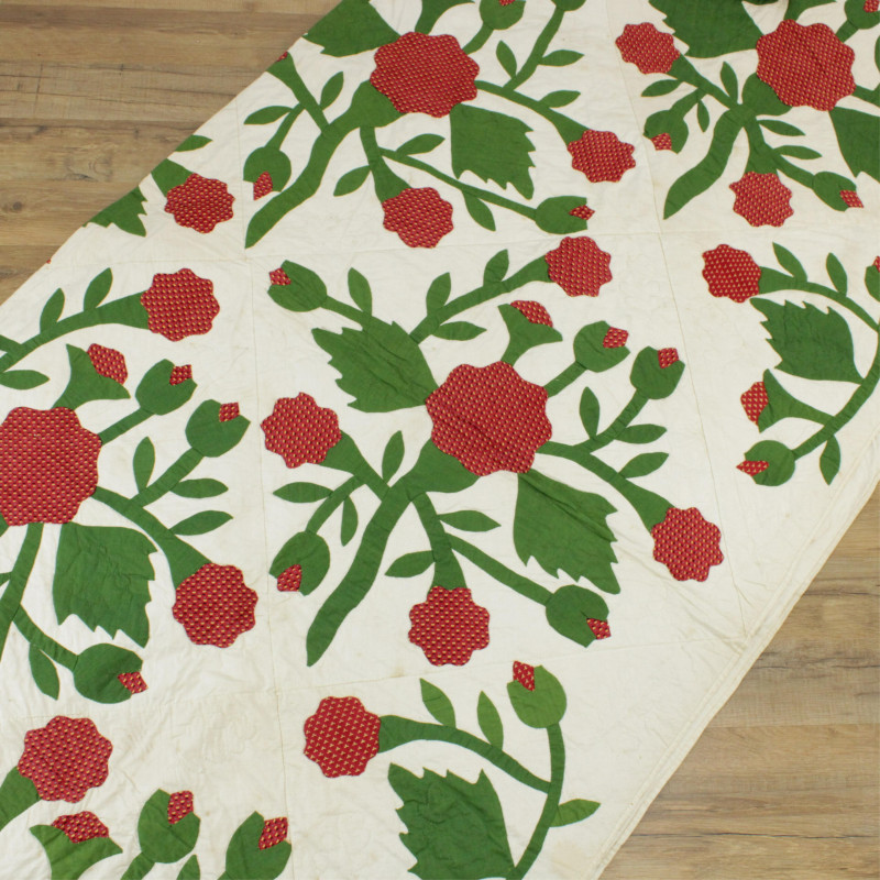 Vintage Quilt: Christmas Cactus