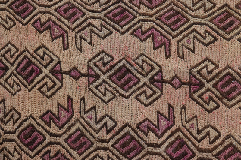 Caucasian Woven Wool Kilim Rug