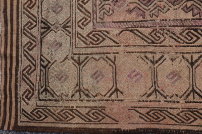 Caucasian Woven Wool Kilim Rug